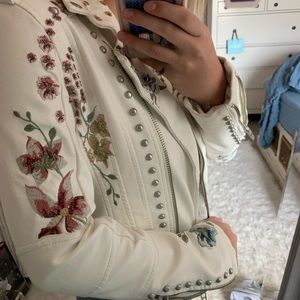 Blank NYC vegan leather jacket